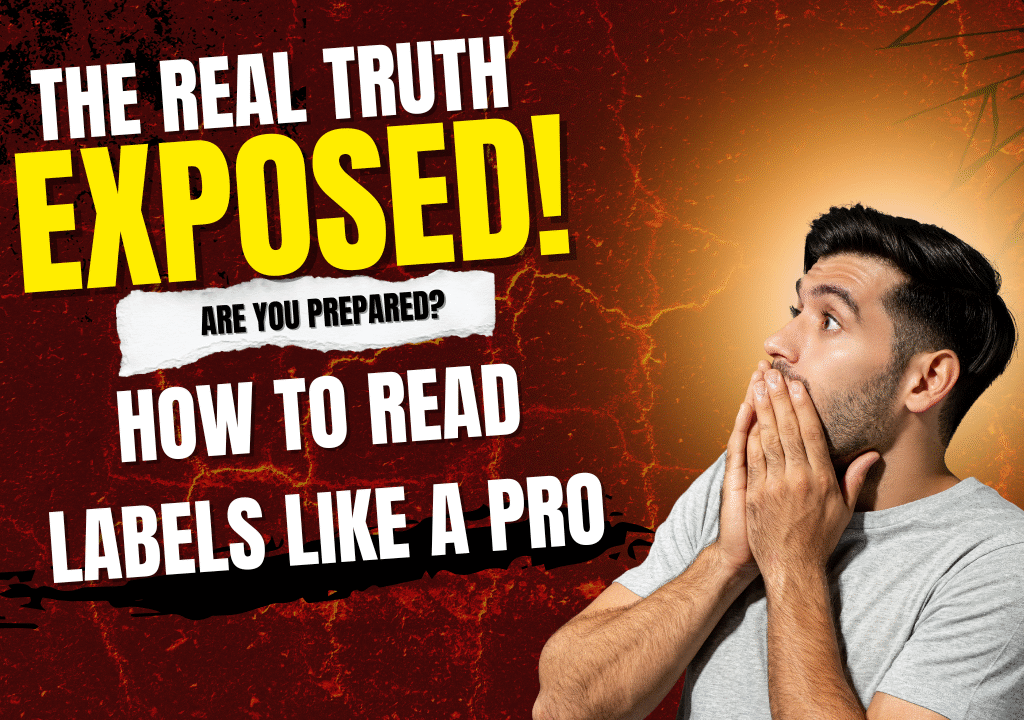 man is surprised to know about the truth that how nutrition labels deceive the mind and how consumer threatens his health without knowing anything.